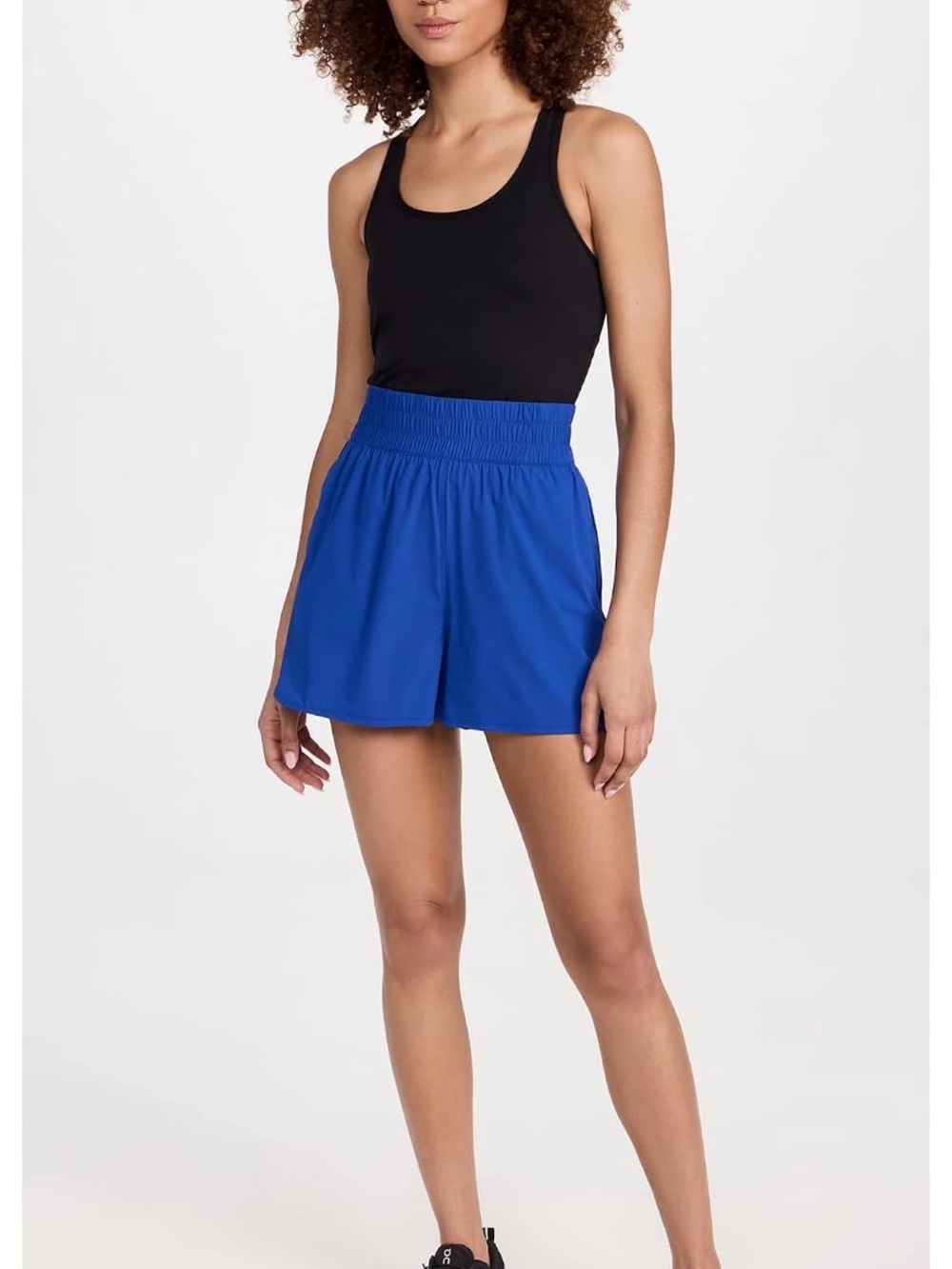 Sweaty Betty Electric Blue Elastic-Waist Athletic Shorts